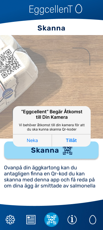 Eggcellent Scan Screen