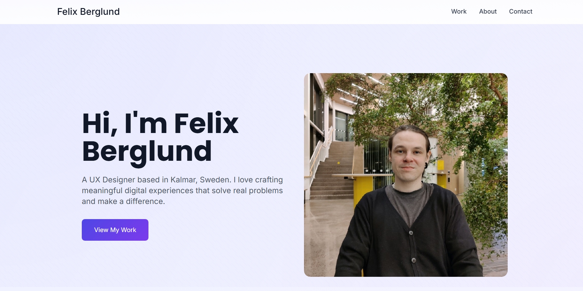 Portfolio Website Screenshot